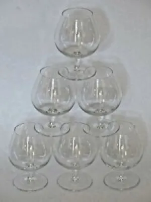 SEVRES 6 verres Dégustation - crystal