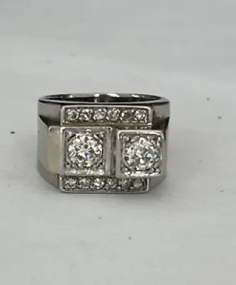 4316- Bague Art Deco - diamants