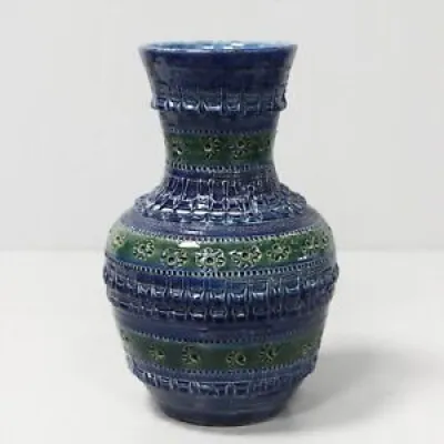 aldo Londi Vase céramique - rimini blu