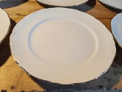 Assiettes Plates X6 Porcelaine - winterling