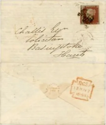 1853 ENVELOPPE PUBLICITAIRE - alfred cox