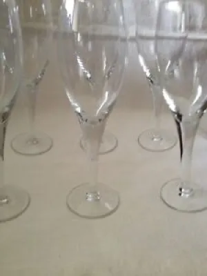 6 Flutes À Champagne - cristallin