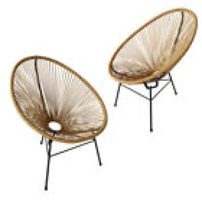 Acapulco Chair Set of - rope