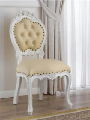 Chaise Nathalie style Shabby Chic