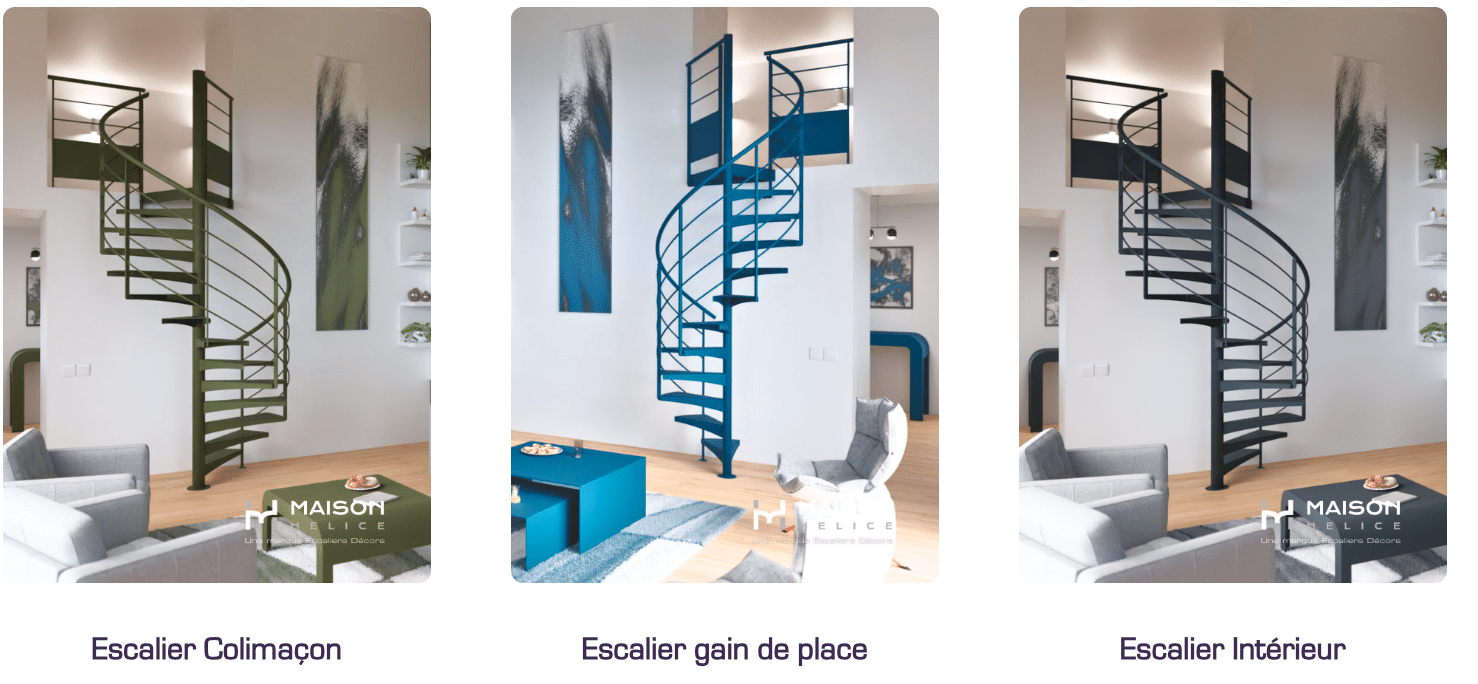 L'escalier colimaçon en kit : la solution gain de place pour votre intérieur