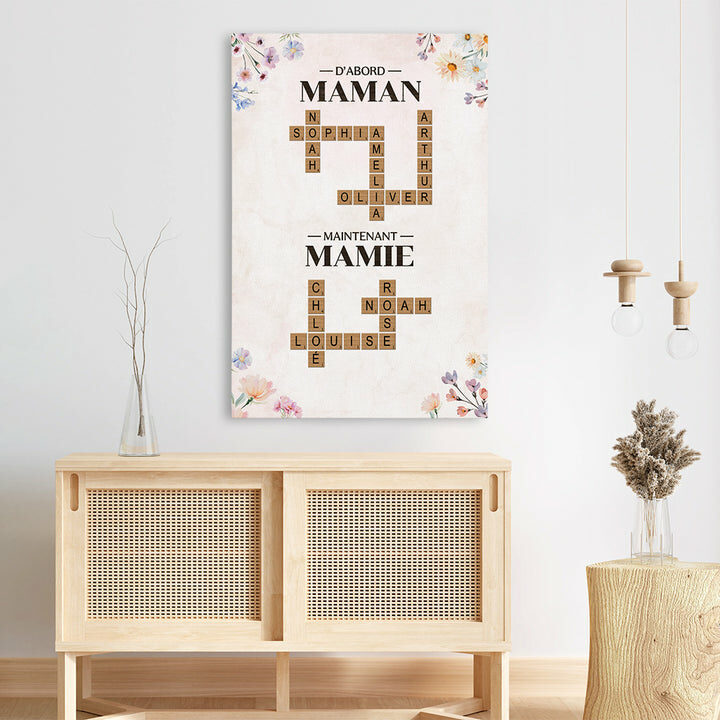 Une toile personnalisée pleine de valeur émotionnelle