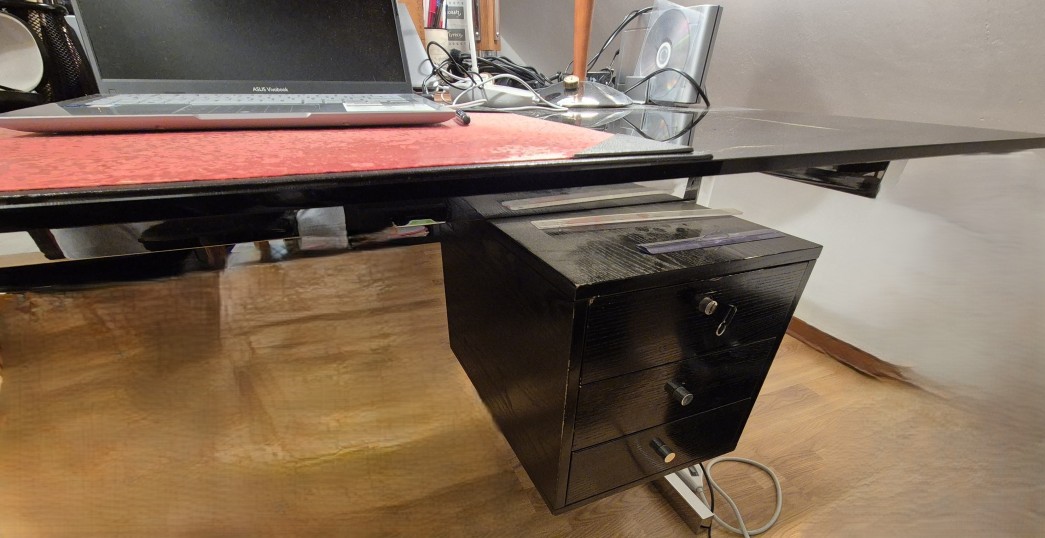 Bureau en verre trempé en TBEG