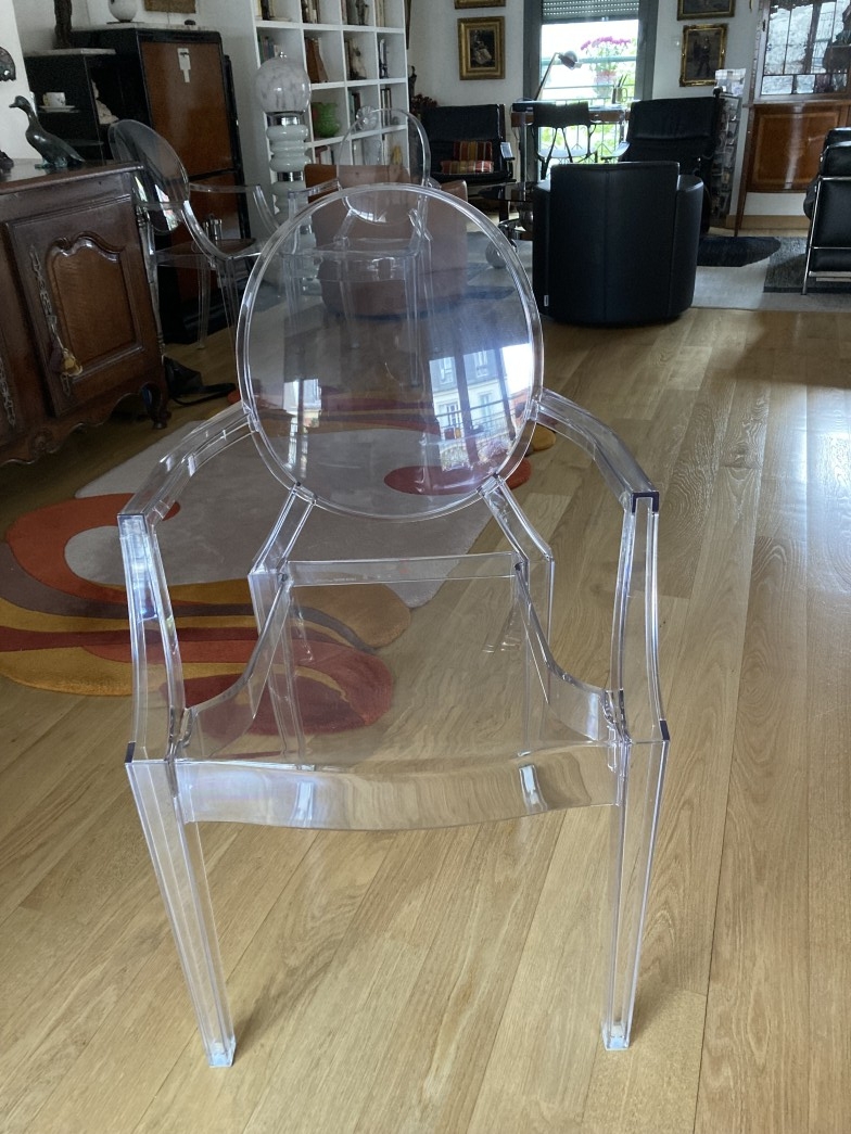 Louis Ghost Crista,KARTELL,Philippe STARCK