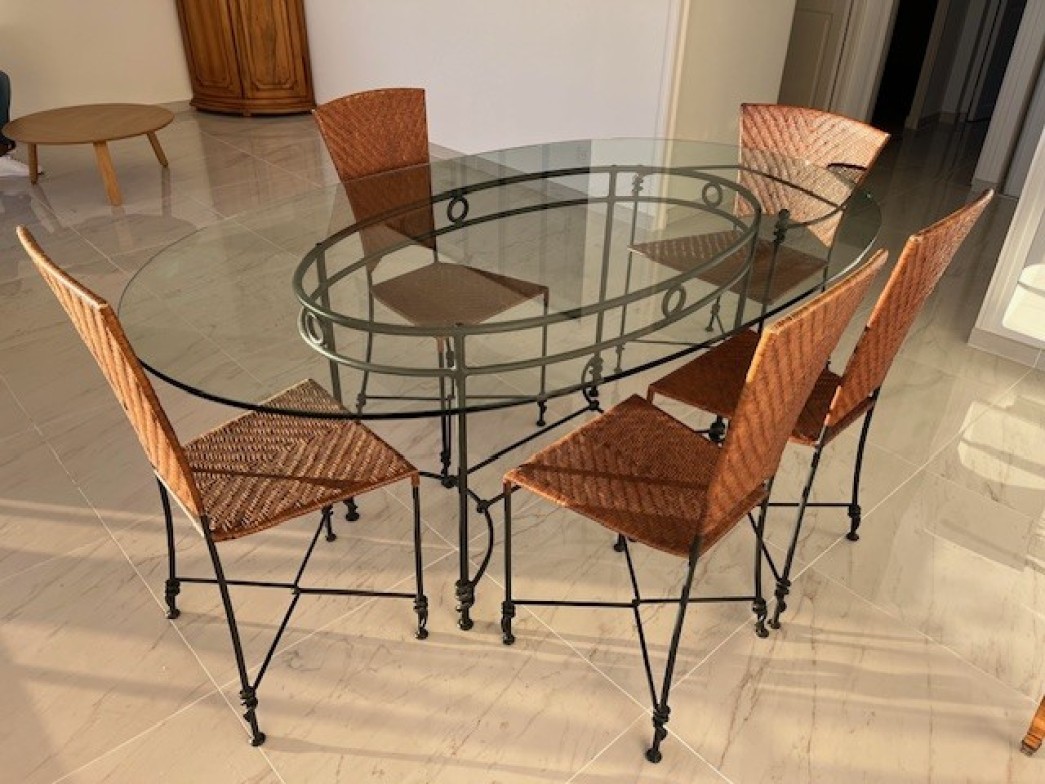 Table en verre,ROCHE BOBOIS