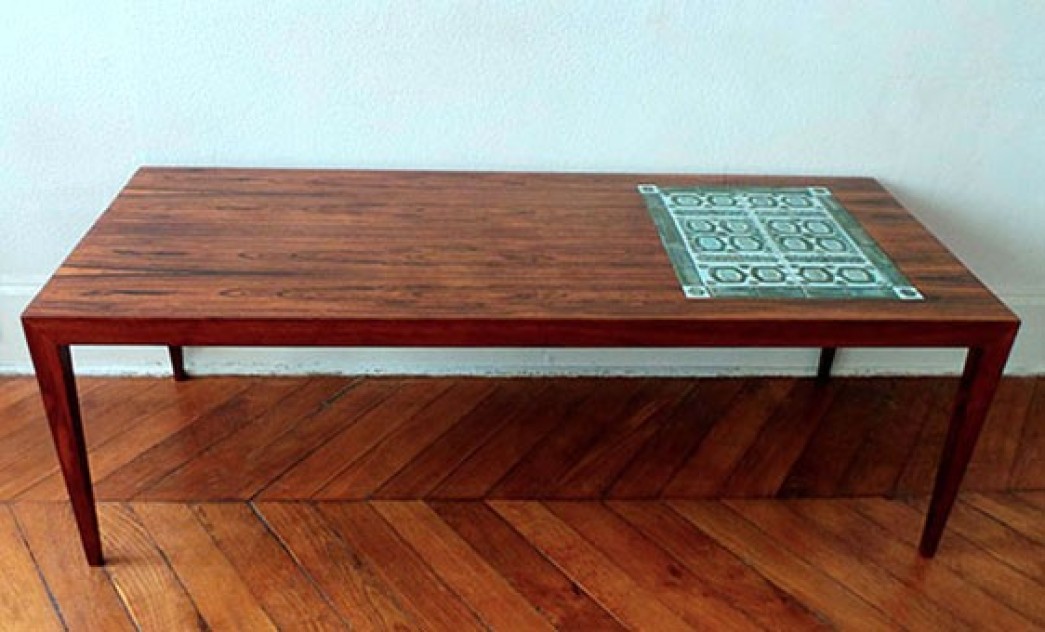 Table Scandinave Palissandre Severin Hansen,Severin Hansen