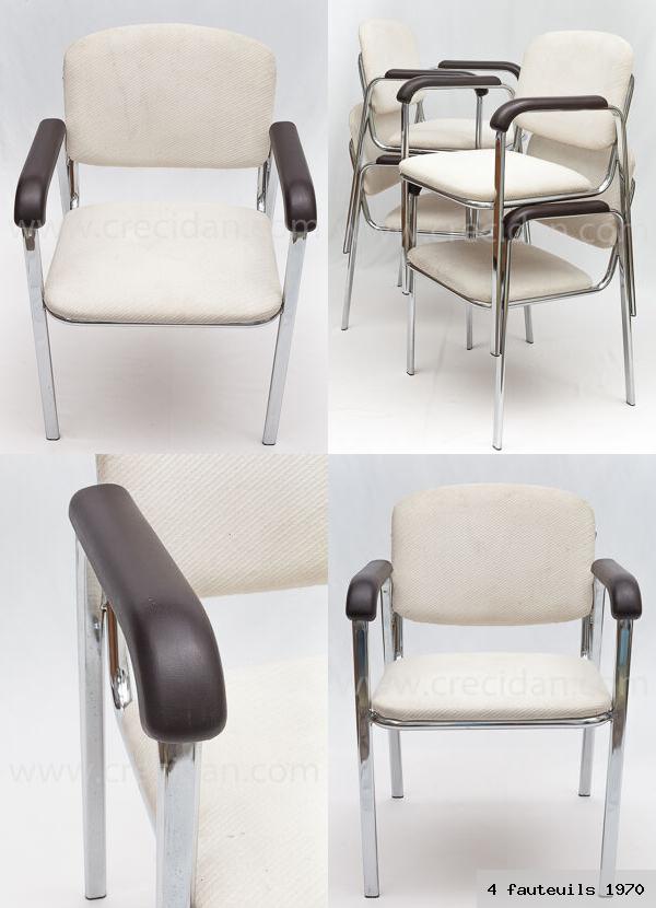 4 fauteuils 1970