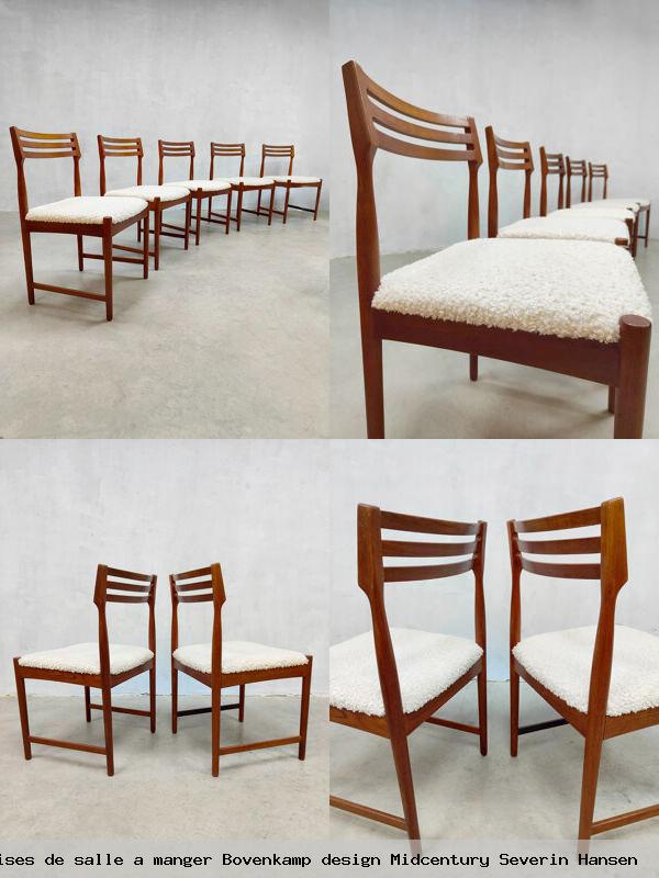 5 chaises de salle a manger bovenkamp design midcentury severin hansen