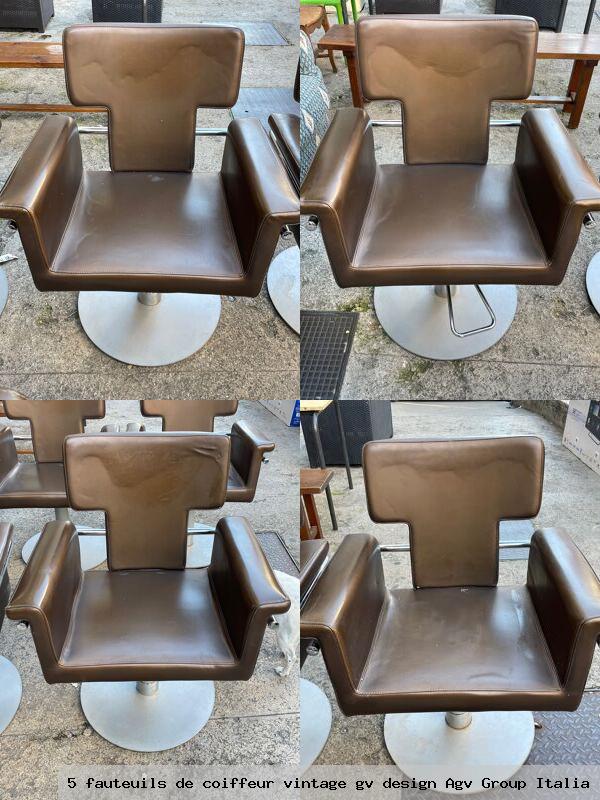 5 fauteuils de coiffeur vintage gv design agv group italia