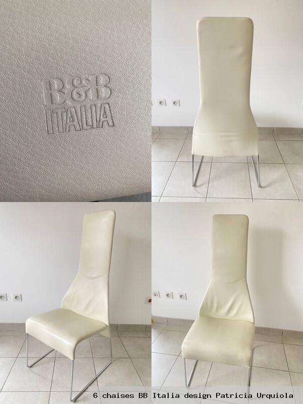 6 chaises bb italia design patricia urquiola