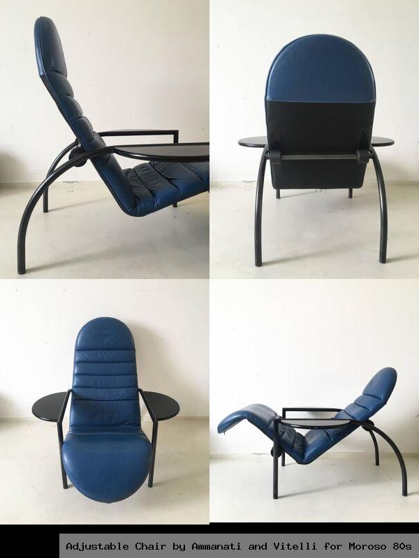 Adjustable chair by ammanati and vitelli for moroso 80s