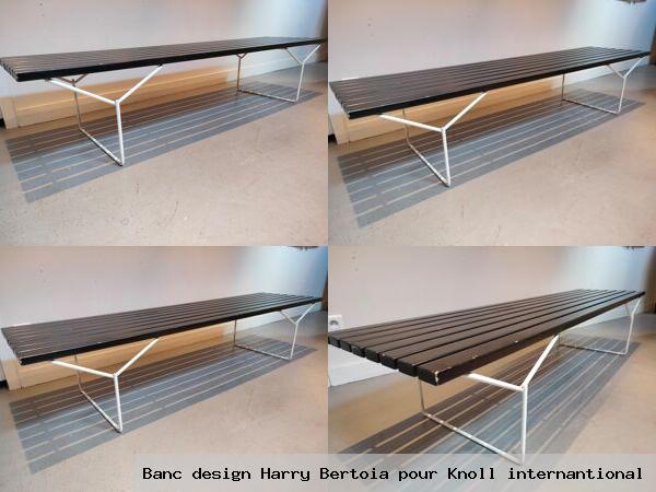 Banc design harry bertoia pour knoll internantional
