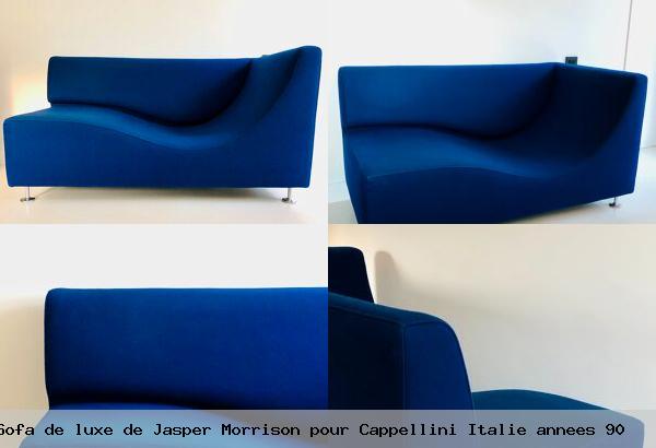 Canape three sofa luxe jasper morrison pour cappellini italie annees 90