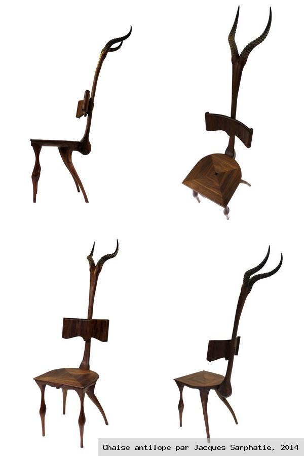 Chaise antilope par jacques sarphatie 2014