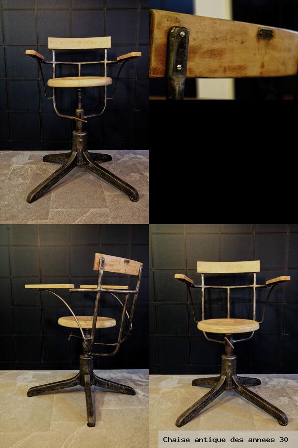 Chaise antique des annees 30