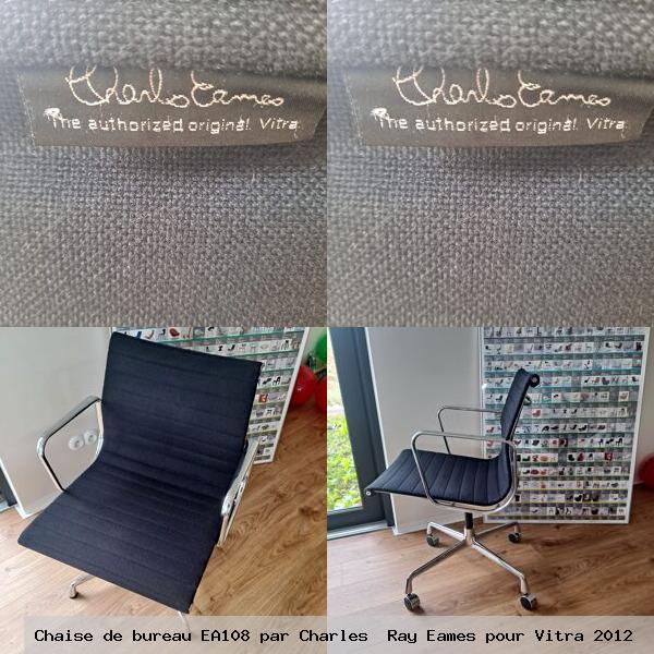 Chaise de bureau ea108 par charles ray eames pour vitra 2012