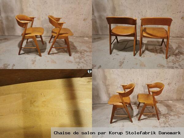 Chaise de salon par korup stolefabrik danemark