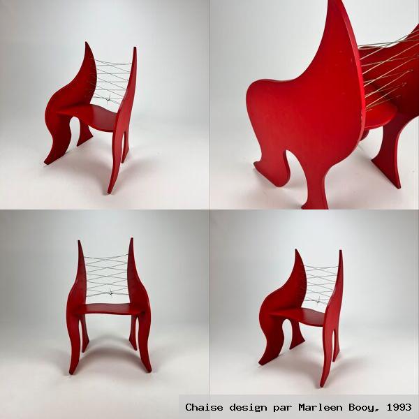 Chaise design par marleen booy 1993