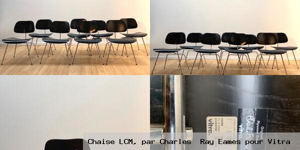 Chaise lcm par charles ray eames pour vitra