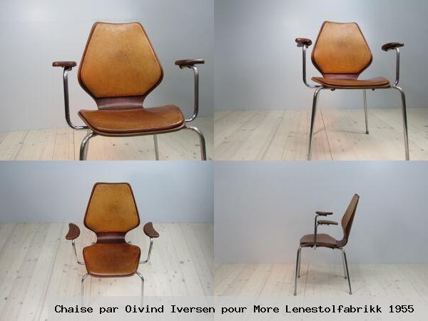 Chaise par oivind iversen pour more lenestolfabrikk 1955