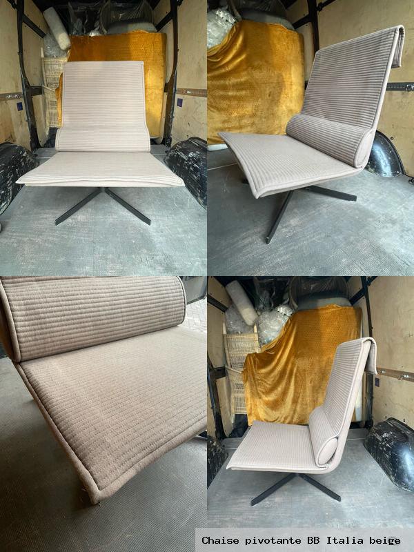 Chaise pivotante bb italia beige
