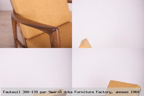 Fauteuil 300 139 par swarz dzka furniture factory annees 1960
