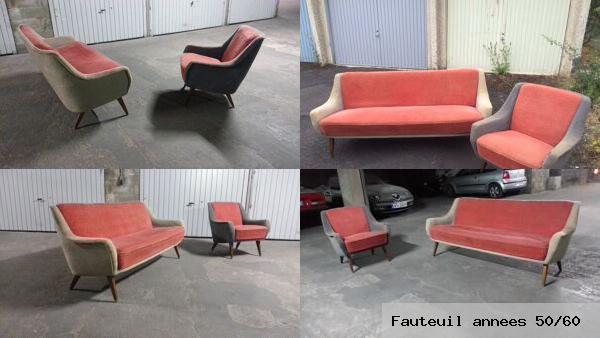 Fauteuil annees 50 60