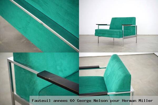 Fauteuil annees 60 george nelson pour herman miller