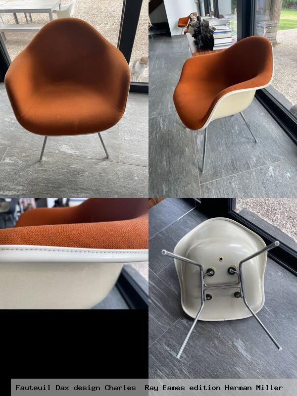 Fauteuil dax design charles ray eames edition herman miller