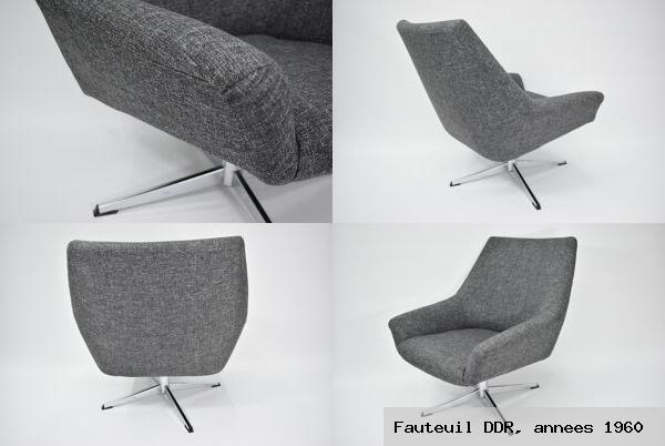 Fauteuil ddr annees 1960