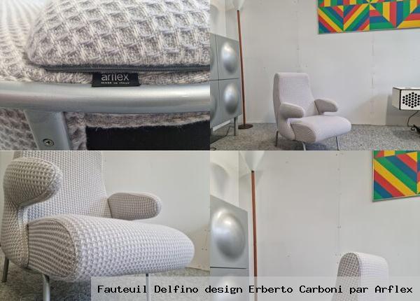Fauteuil delfino design erberto carboni par arflex