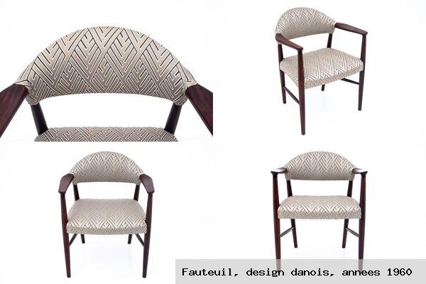 Fauteuil design danois annees 1960