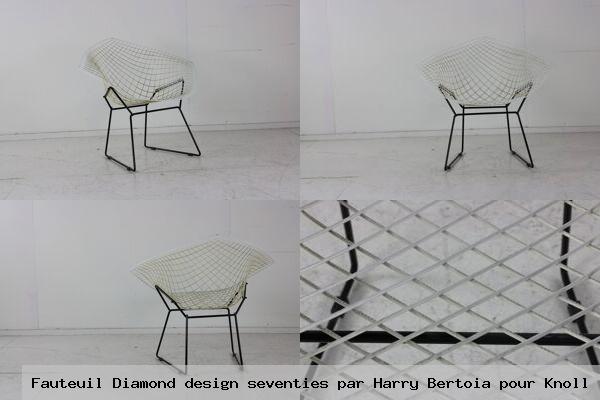 Fauteuil diamond design seventies par harry bertoia pour knoll
