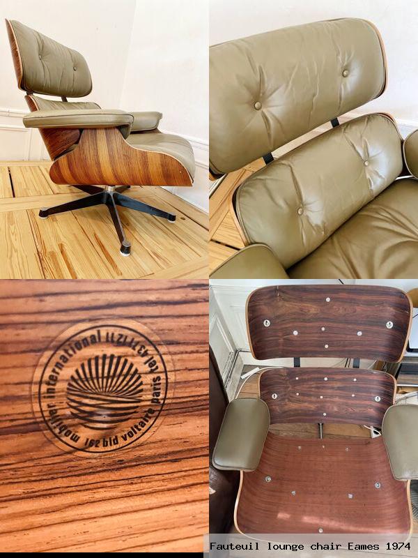Fauteuil lounge chair eames 1974