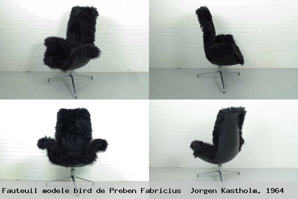 Fauteuil modele bird de preben fabricius jorgen kastholm 1964