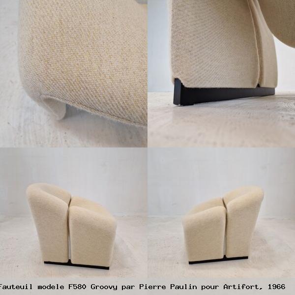 Fauteuil modele f580 groovy par pierre paulin pour artifort 1966