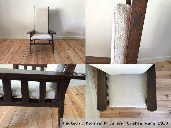 Fauteuil morris arts and crafts vers 1930