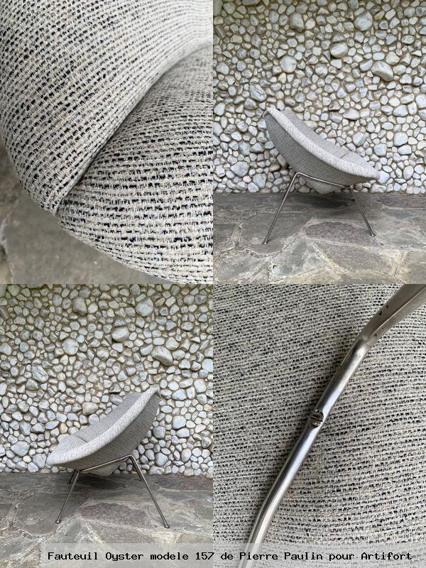Fauteuil oyster modele 157 de pierre paulin pour artifort