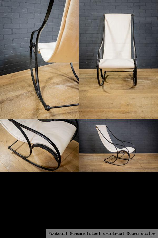 Fauteuil schommelstoel origineel deens design