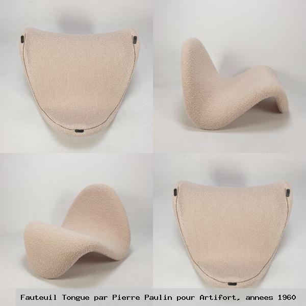 Fauteuil tongue par pierre paulin pour artifort annees 1960