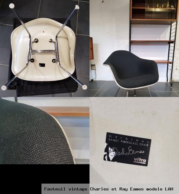 Fauteuil vintage charles et ray eames modele lah