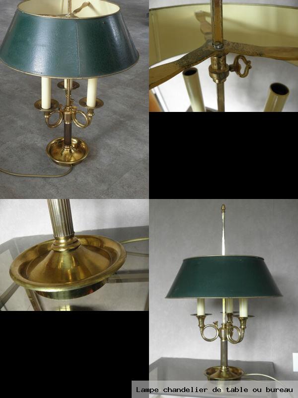 Lampe chandelier de table ou bureau