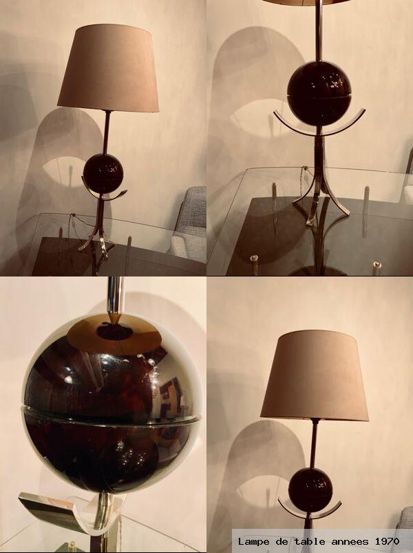 Lampe de table annees 1970