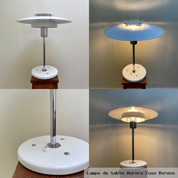 Lampe de table aurora luxo borens