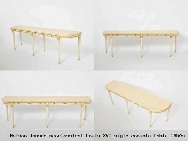 Maison jansen neoclassical louis xvi style console table 1950s
