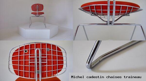 Michel cadestin chaises traineau